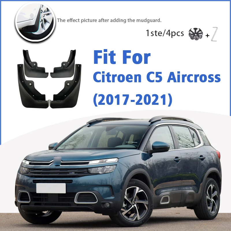 

Mudguard For Citroen C2 C3-XR C4L C5 Citroen C5 Aircross C6Mudflaps Mudguards Car Accessories Auto Styline Splash Guard Fender