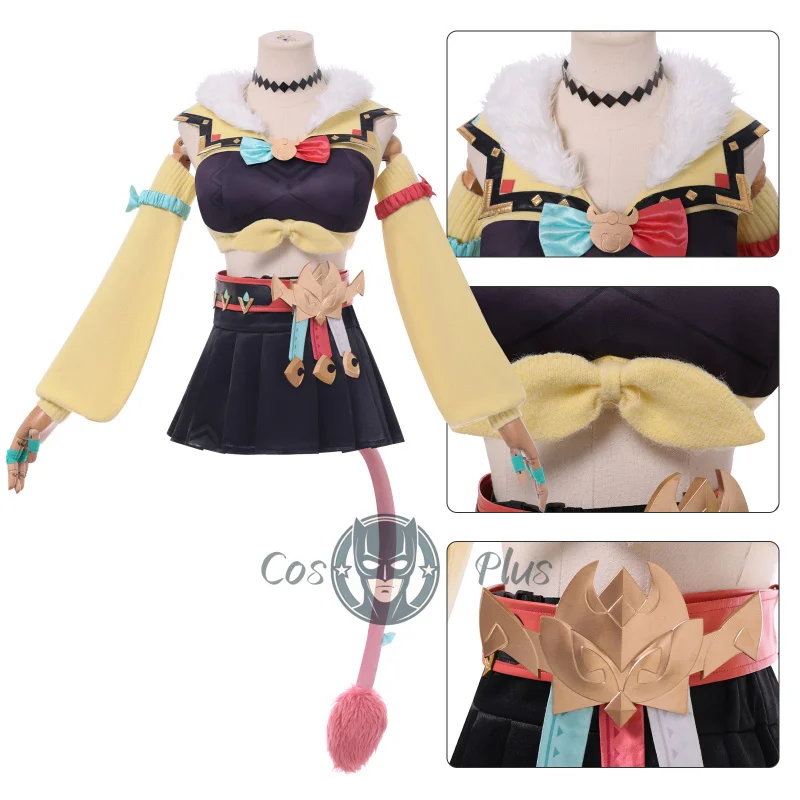 

Игра Genshin Impact Varesa Косплей Костюм Varesa Топ Юбка Хвост Полный комплект Униформа Хэллоуин Вечеринка Ролевая игра Одежда