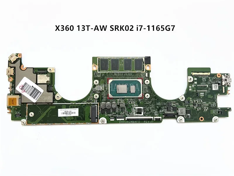 For  X360 13T-AW L86728-601 DAX3ACMBAF0 Laptop Motherboard L86728-601 SRK02 I7-1165G7