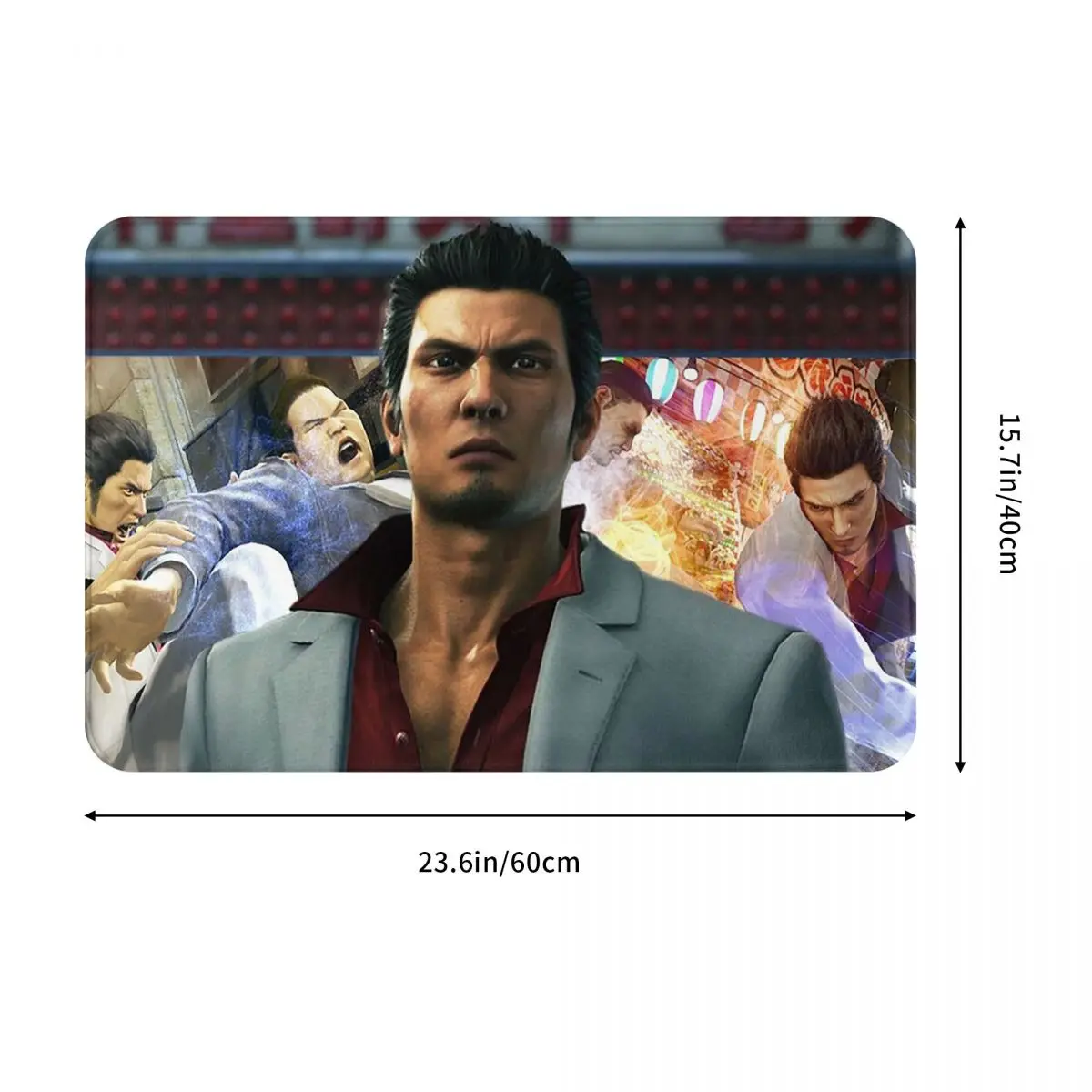 Welcome To Kamurocho Kiryu Kazuma Doormat Dust-proo Carpet Rug Kitchen Entrance Home Floor Mat for Balcony Footpad Mats