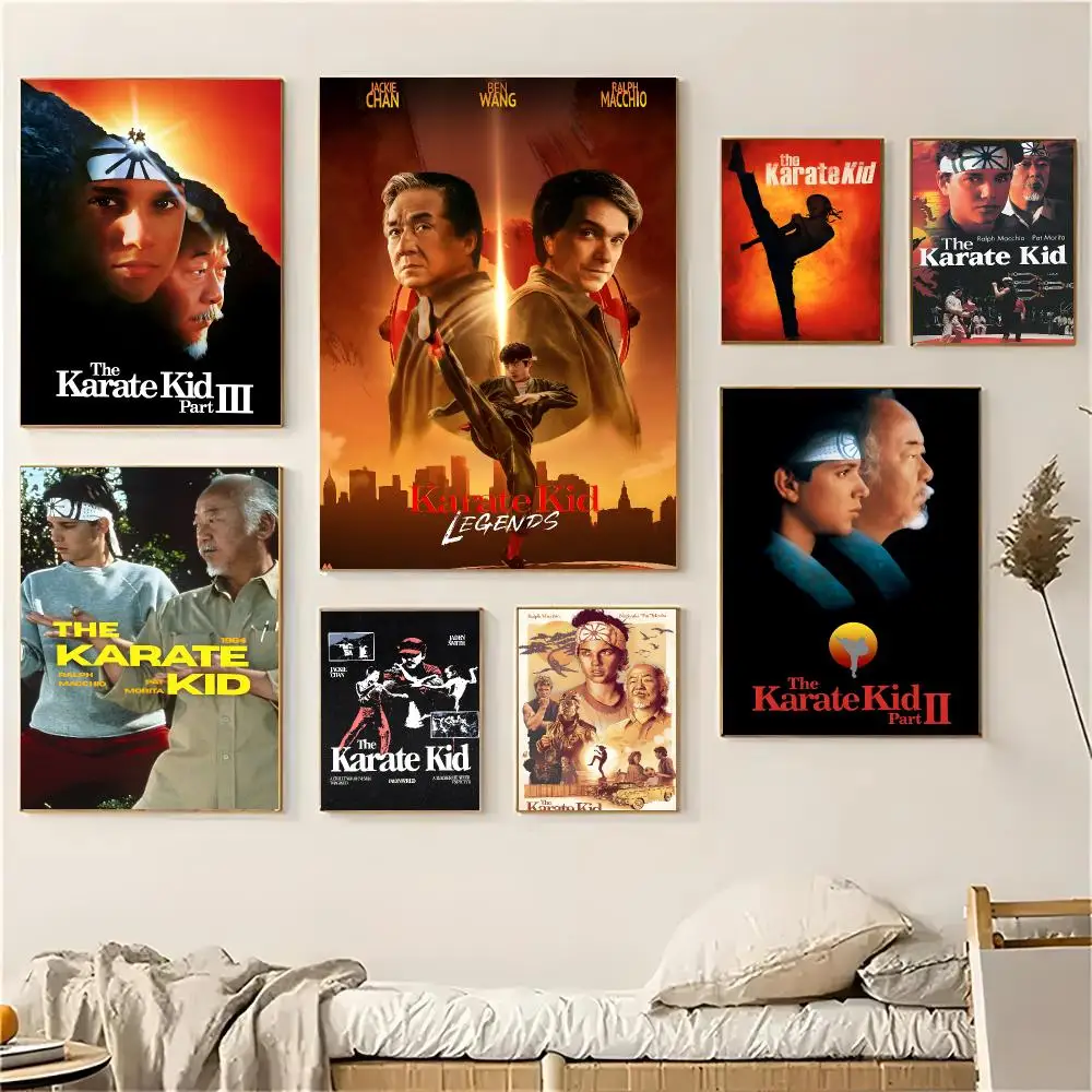 The Karate Kid movie Poster Self-adhesive Advanced Aesthetic Printing Paper Wall Art for Living Room Home Decor