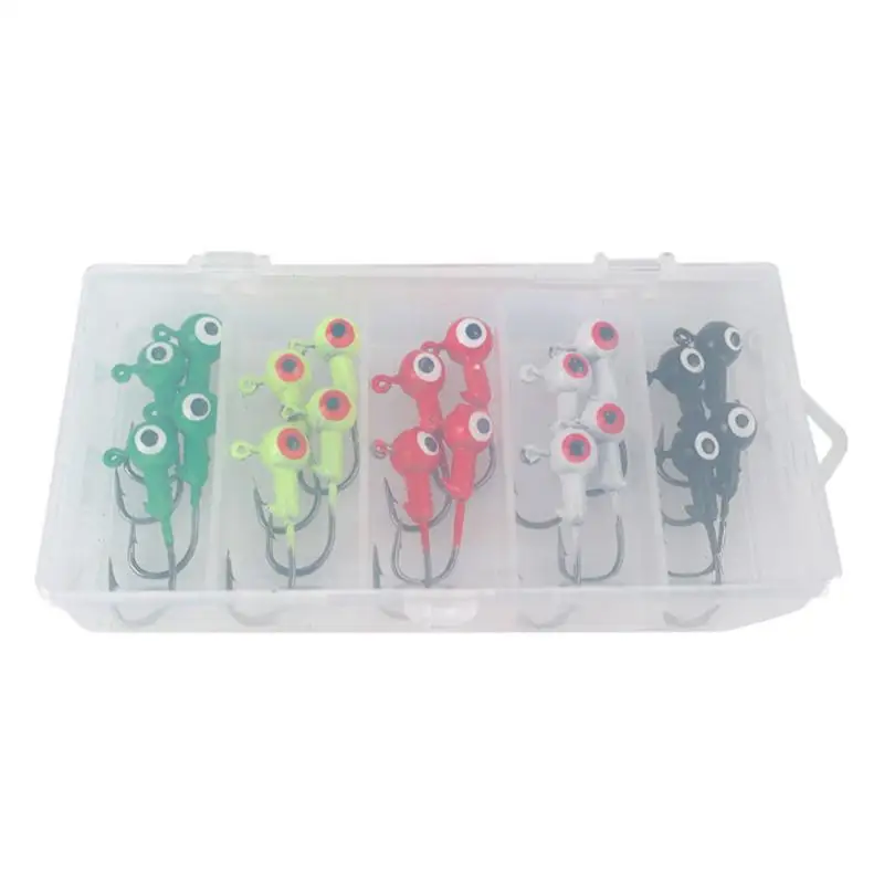 

Рыболовный крючок, универсальный рыболовный крючок, джиг, 20X, универсальный реалистичный глаз, прочные снасти для форели, сома, окуня, морской пресной воды