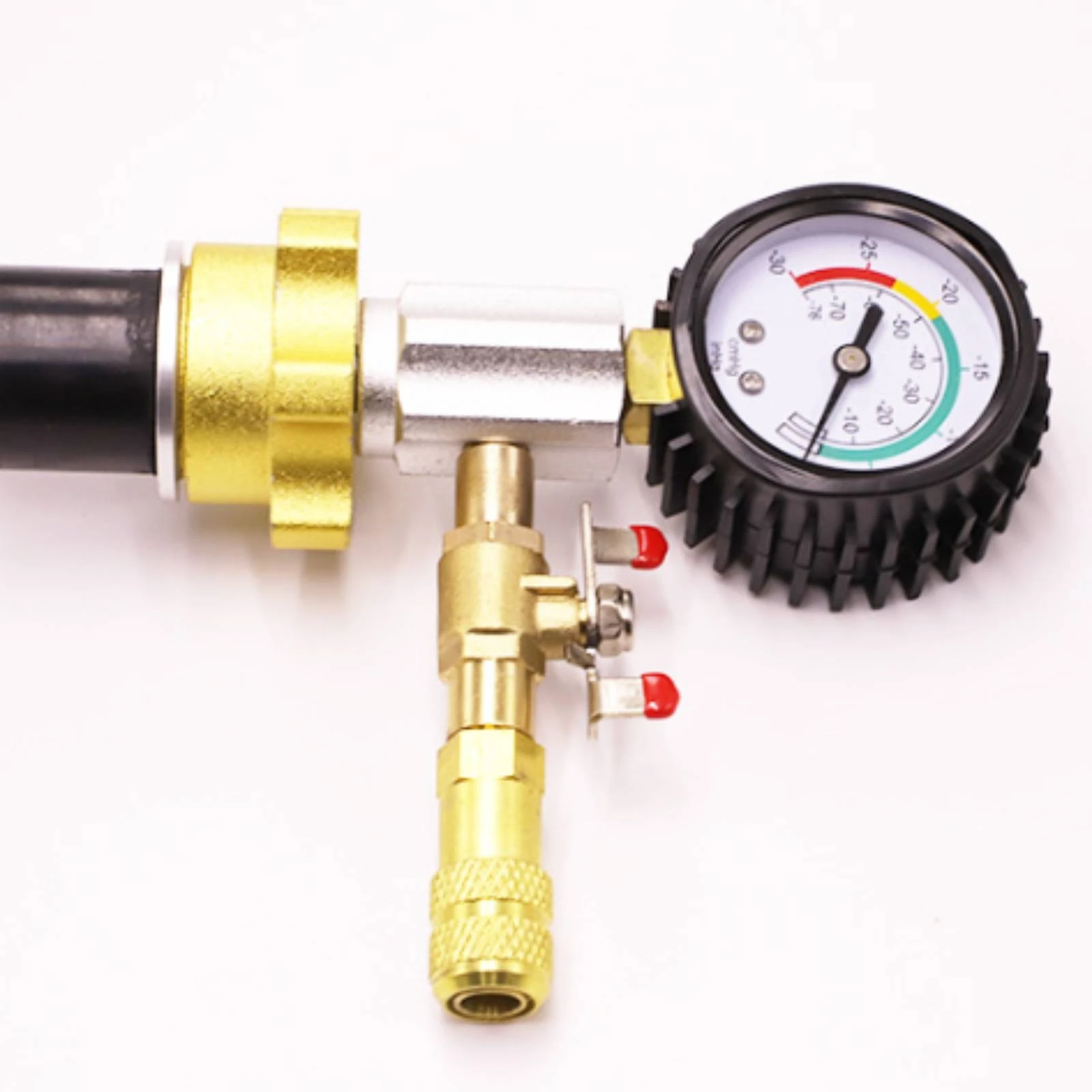 Coolant Vacuum Refill Kit Portable Coolant Vacuum Fill Kit with Gauge Compact Efficient for Auto Mechanics, Workshop Maintenance