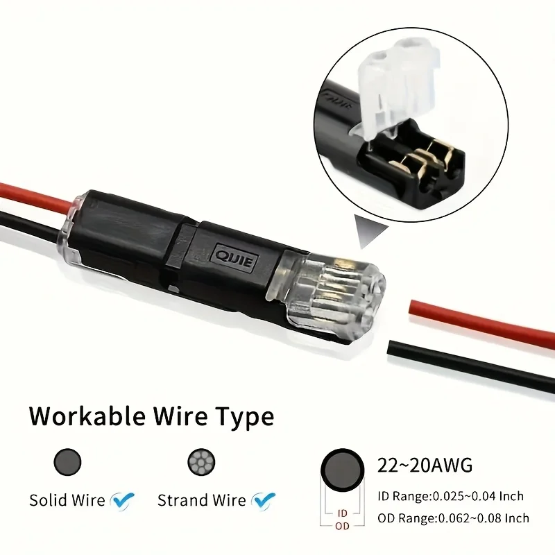 Waterproof Sealed Dustproof 1 2 3 Pin Automotive Electrical Connector Strip Terminal For Car Wire Cable Wiring Connection