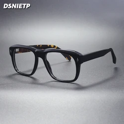 Handmade Acetate Reading Glasses Men Big Face Anti Blue Light Myopia Prescription Glasses Hyperopia Photochromic Luxury Eyewear