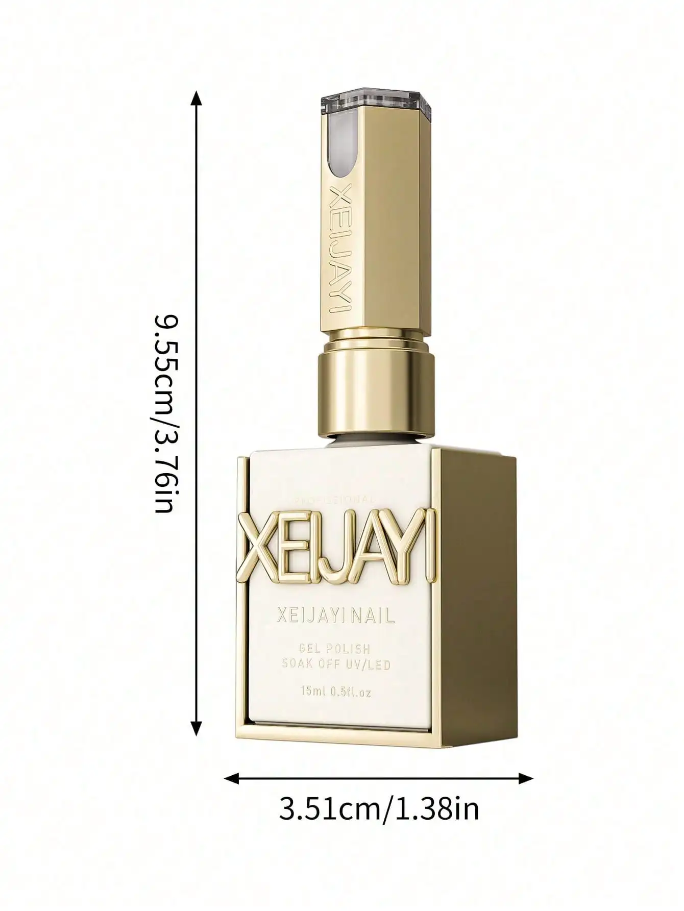 XEIJAYI 1Pc vert Gel pour ongles Semi Permanent Nail Art trempage UV LED Salon de manucure bricolage Salon de manucure Gel pour les femmes cadeau