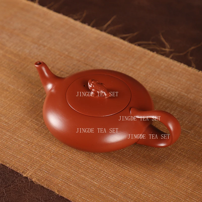 190ml Yixing Zisha Fengming Pot Kung Fu Tea Pot Zhu Ni Jin Chan Divine Lamp Pot Household Chinese Style Tea Ceremony Accessories