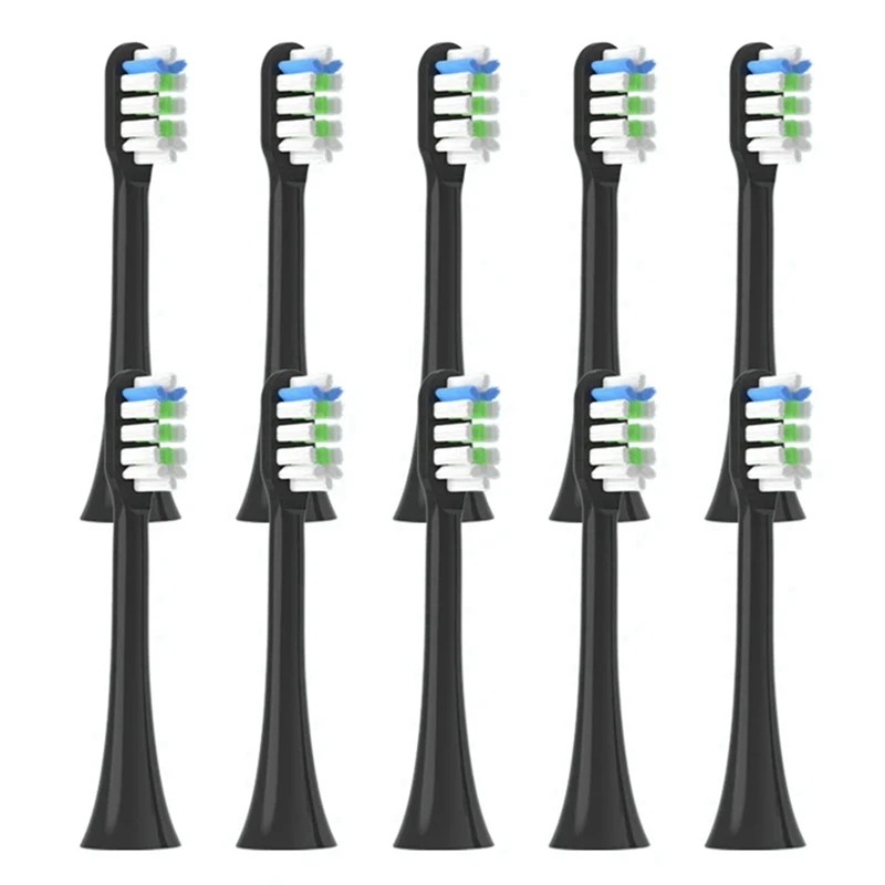 10PCS Vacuum Sealed Packed Replacement Brush Heads For SOOCAS X3 X3pro X3U X5 V1 D3 Electric Toothbrush Easy Install