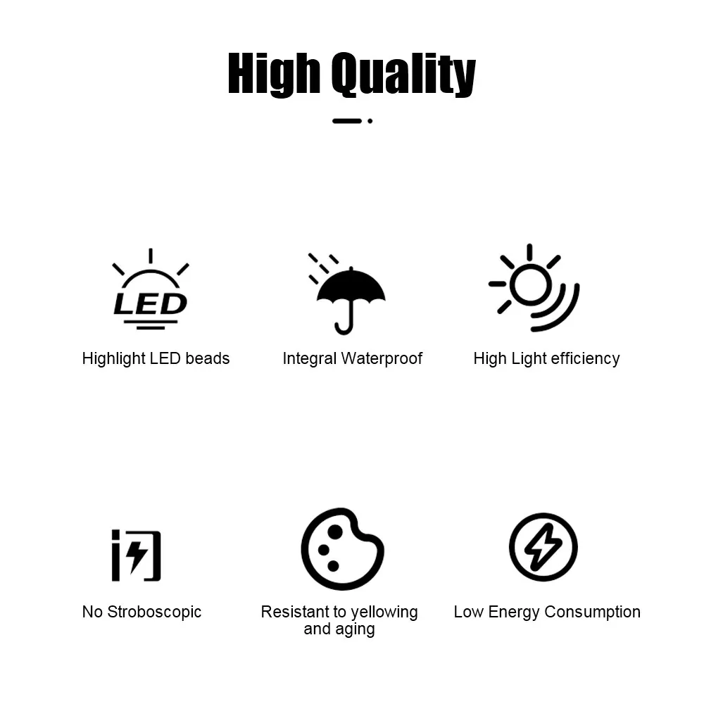 12 فولت/24 فولت أدى المظلة الشرفة ضوء ماء متنقل فان فان مصابيح الحائط