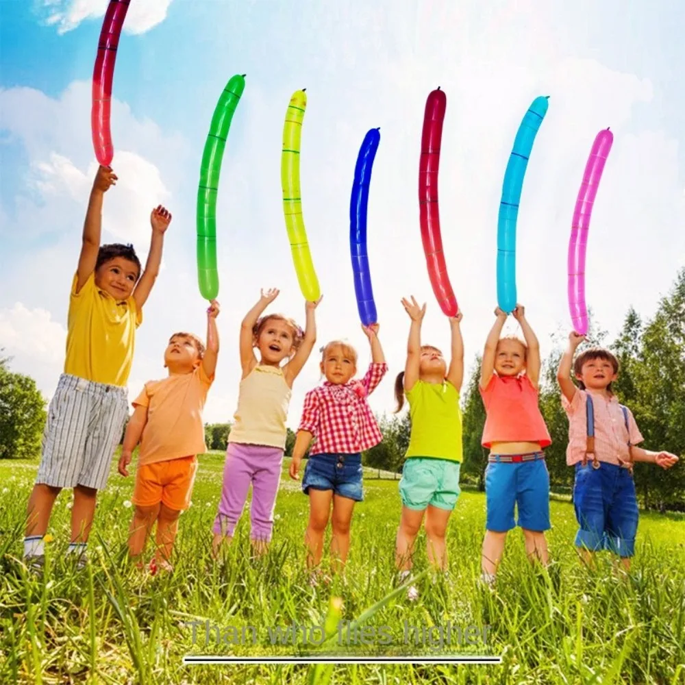 20/50/100 Pz Nuovo Colore Misto Volare Razzo Palloncino Addensato Regali Per Bambini Gonfiabili Palle D'aria Squeaking Giocattoli Classici Divertimento All'aria Aperta