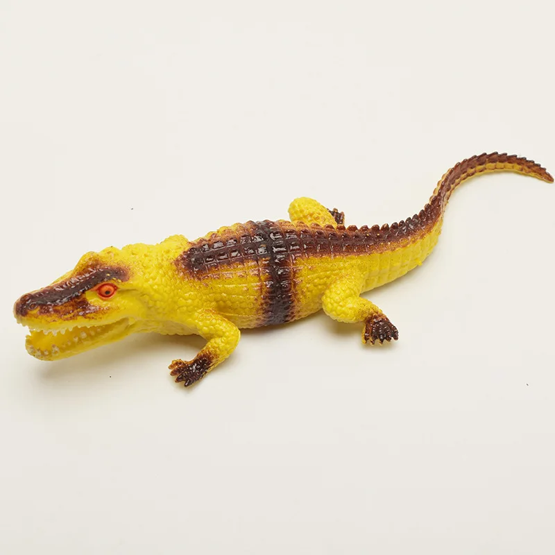 Simulatie Krokodil Diermodel Speelgoed Rubber Emulatie Action Figure Speelgoed Voor Kinderen Kid Nieuwigheid Tuin Props Joke Prank Geschenken