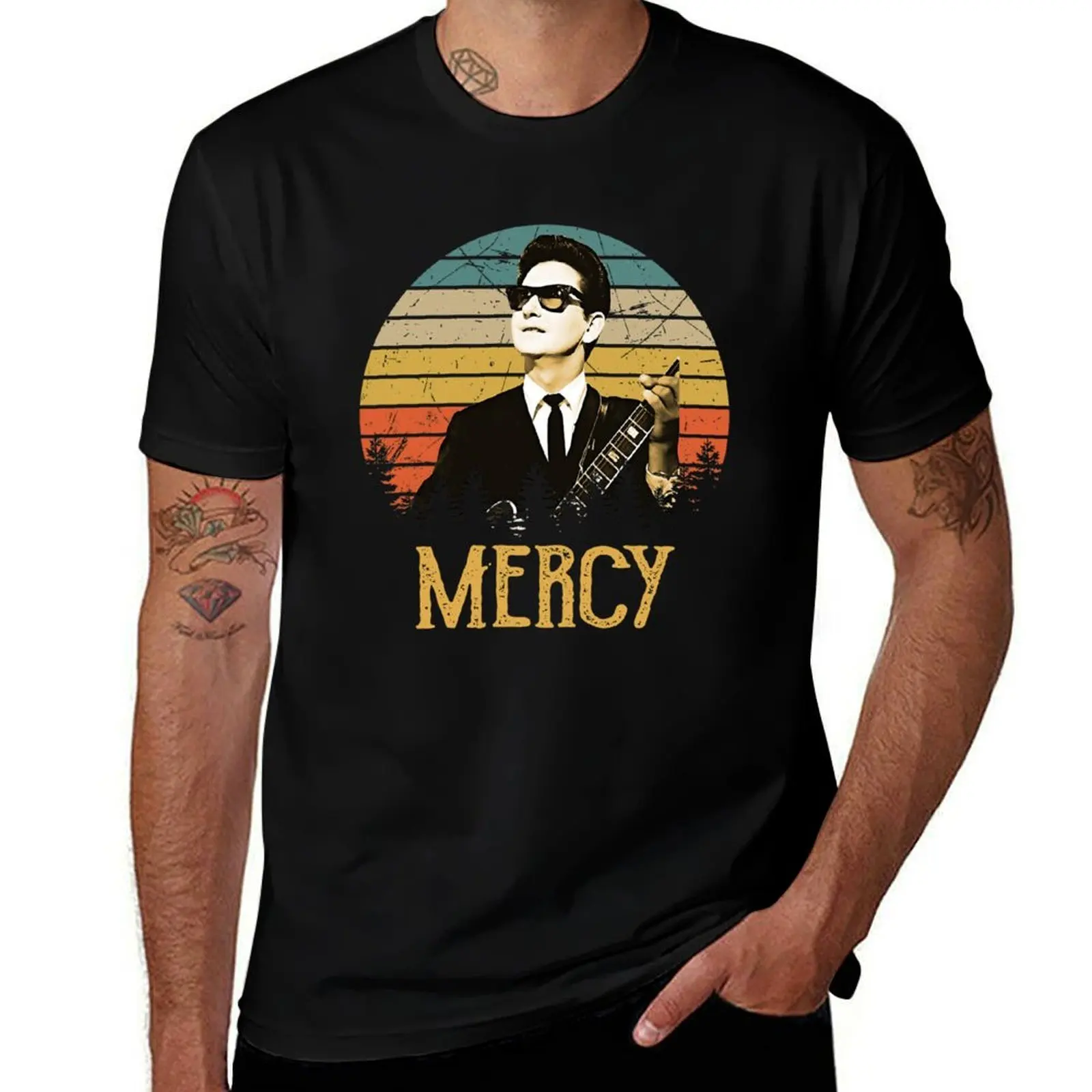 

Roy Mercy Orbison Vintage T-Shirt man t shirt designer t shirts for man cotton g man t shirts for men T-shirt