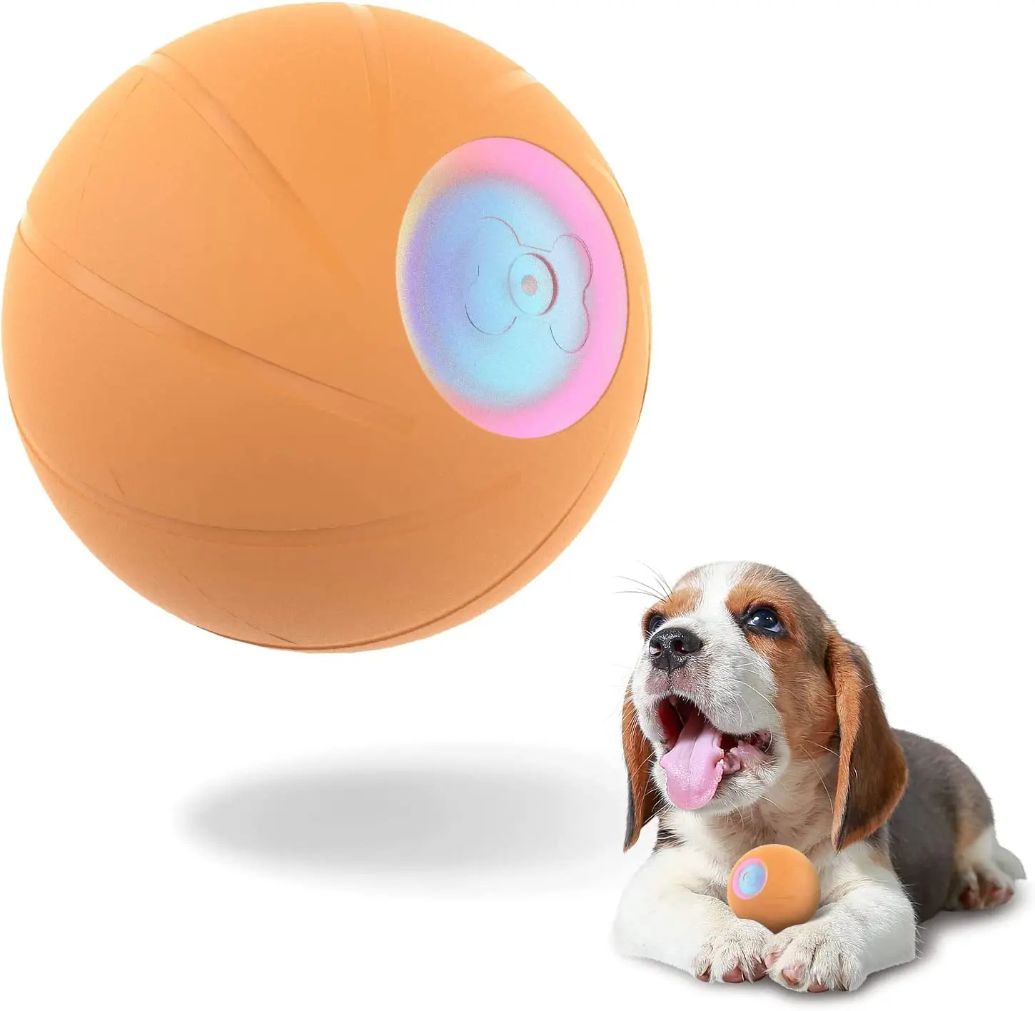 

ATUBAN Intelligent Interactive Dog Toy Ball,Wicked Ball SE,Made of Natural Rubber,Jumping Activation Ball for Dogs,Rechargeable