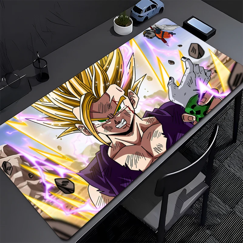 Dragon Ball tapis de souris grande taille tapis de bureau clavier de bureau tapis de bureau tapis de souris anti-dérapant accessoires informatiques tapis de souris Anime