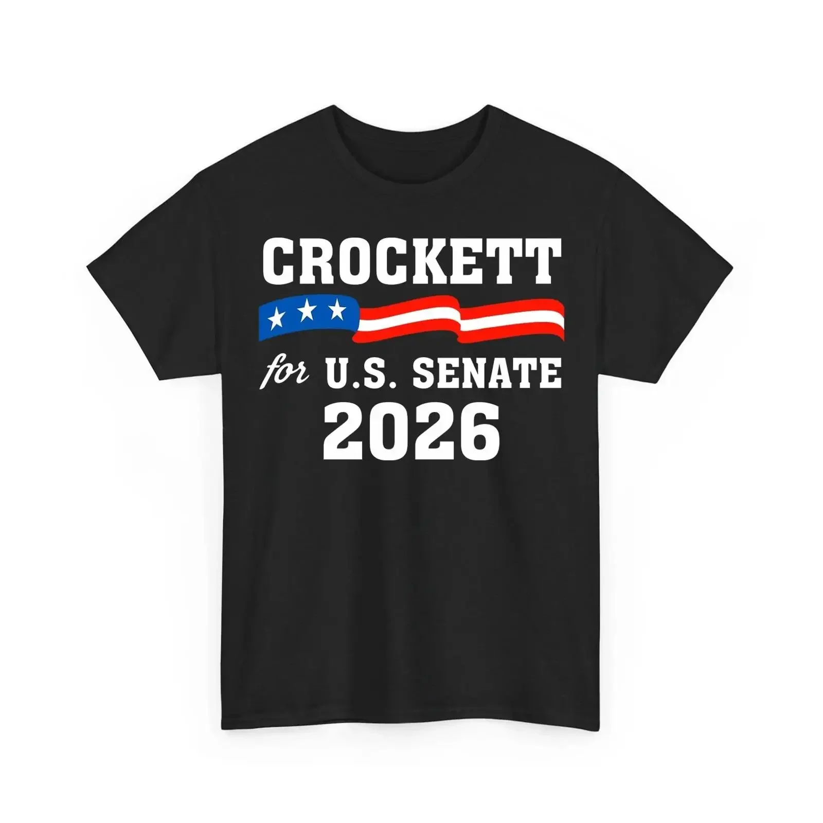 Jasmine Crockett For Texas 2026 Senate US Senator Campaign Retro T Shirt vintage Washed Comfortable Versatile