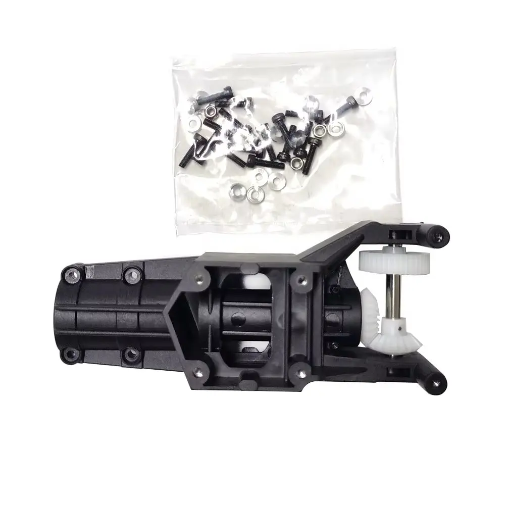 DIY RC 550E 600 Helicopter Replacement Part Tail Boom Mount with Belt/Torque Tube Gear