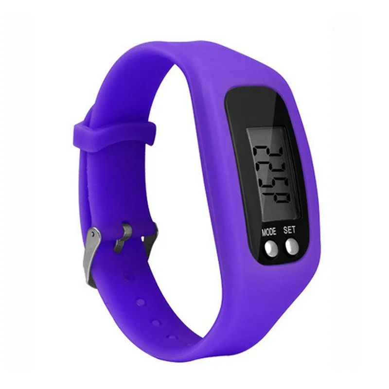 2022 New Battery Multifunction Digital LCD Pedometer Running Step Calories Walking Bike Distance Counter High Quality