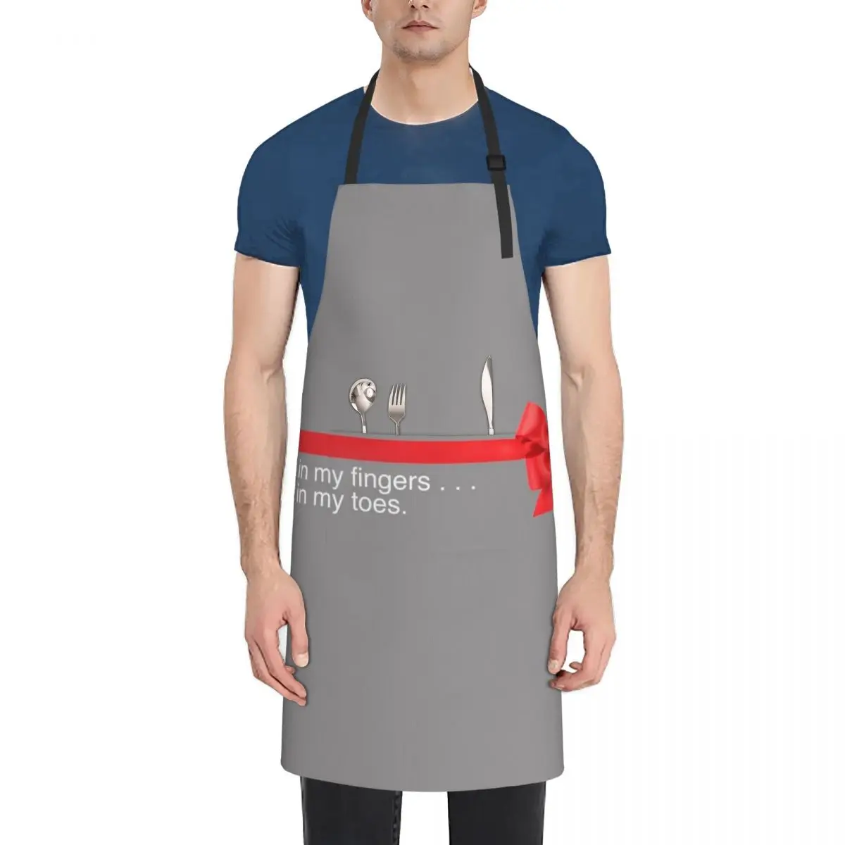 

Love Actually - I feel it in my fingers, I feel it in my toes. Apron Camping women's work Apron