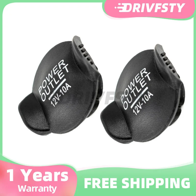 

Waterproof Car Cigarette Lighter Outlet Cover 12V Power Socket Plug Universal Button Accessories Weatherproof 3.2*3.4cm
