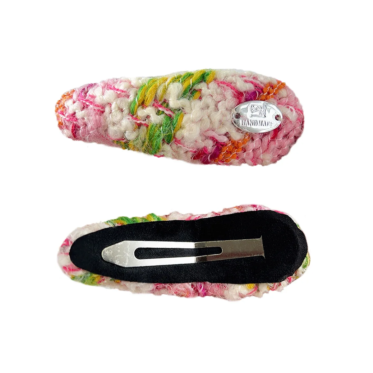 Ikat Rambut Jepit Rambut Simpel Warna Pink Dopamin Desain Baru Korea