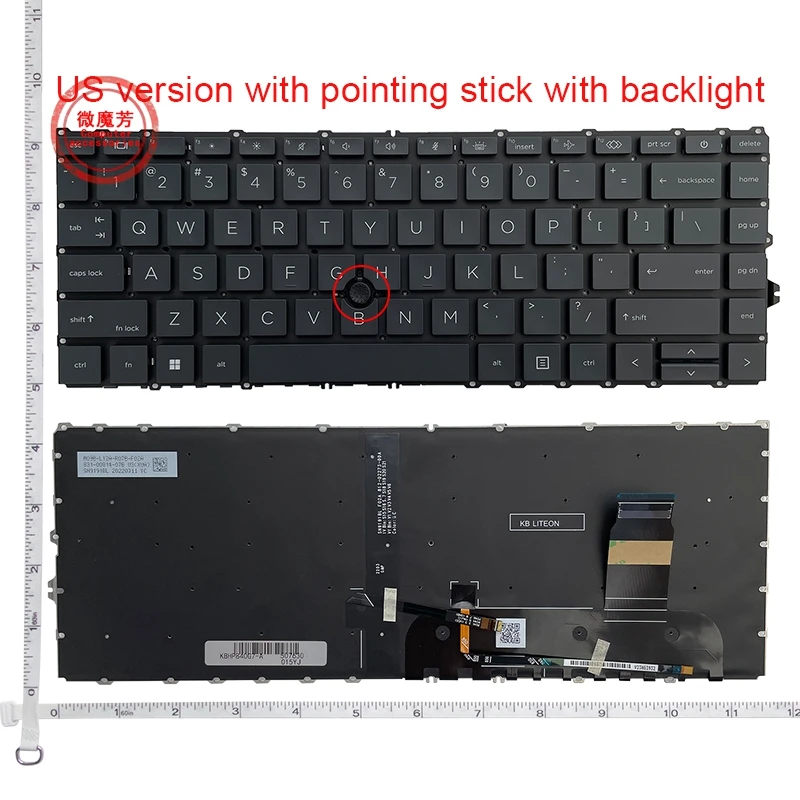 

US/RU NEW keyboard for HPELITEBOOK 840 G7 840 G8 845 G7 845 G8 745 G7 745 G8 zbook14 G7 zbook14 G8 Palmrest Upper Cover