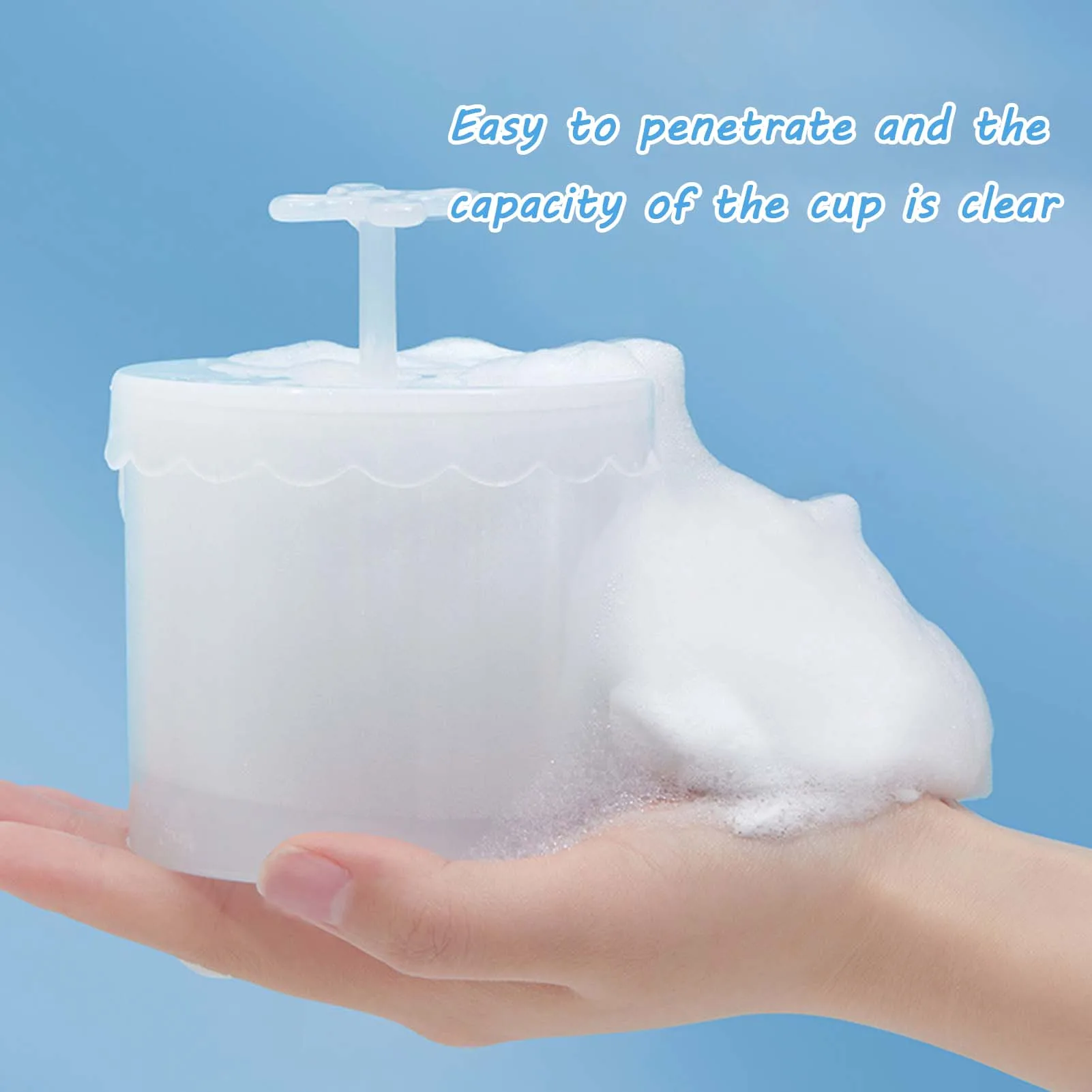 Foam Former Body Wash Bubble Maker Bubbler For Face Clean Tool For Bathrom Cleansing Powder