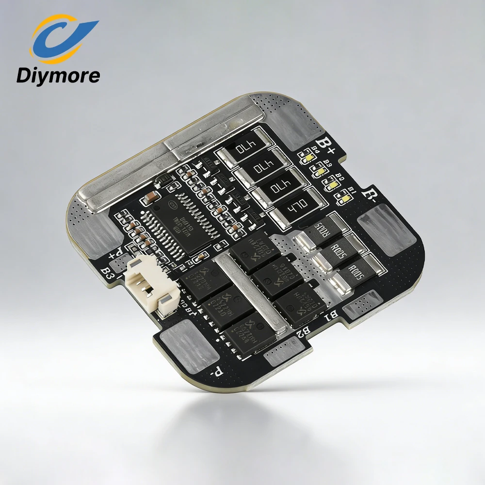 4S 60A 100A Lithium Battery Protection Board with Active Balancing for 21700/18650 Cells 3.7V Series Battery Protection Board