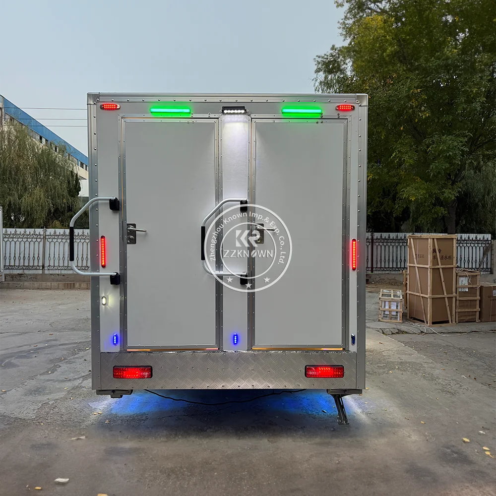 Luxury Portable Camping Toilet Mobile Restroom Trailer Shower and Toilet Portable Toilet Restroom Trailer