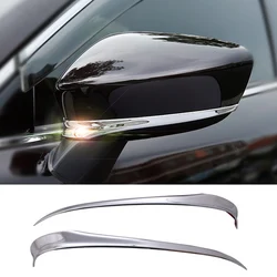 For Mazda 6 Atenza M6 GJ 2014 2015 2016 2017 Chrome Side Door Rear View Mirror Cover Trim Strip Lid Molding Garnish Decoration