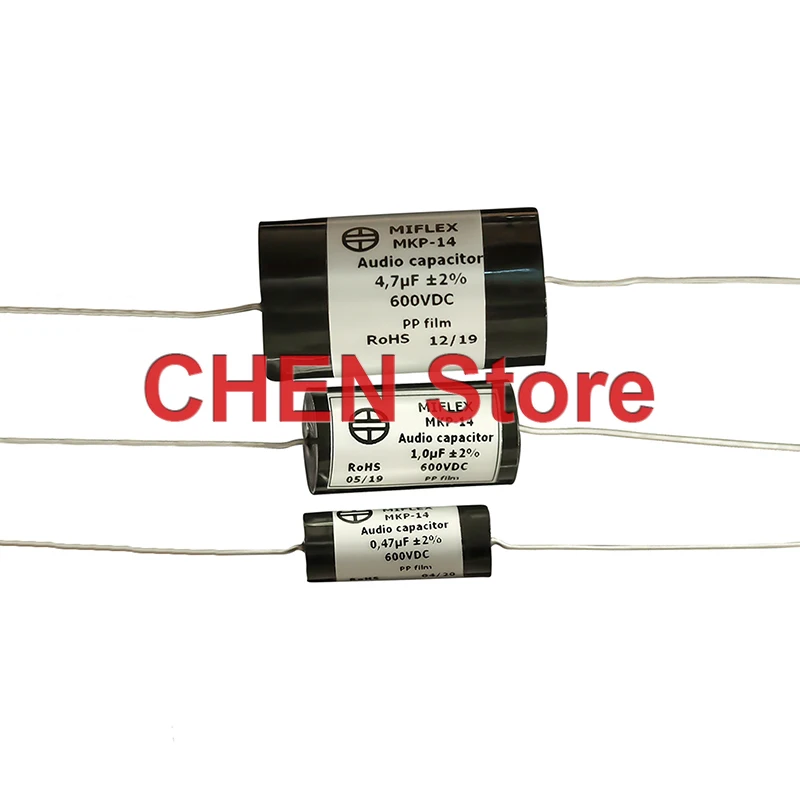 2-ピース-ロットポーランド-miflex-mkp-14-600v-01uf-47uf-2-アキシャルコンデンサ銅箔油浸紙管コンデンサ送料無料