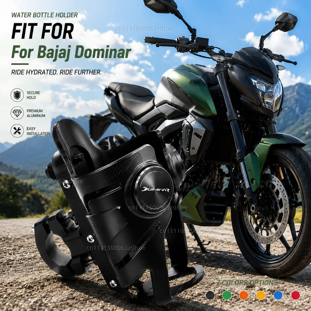 Motorcycle Water Bottle Holder For Bajaj Dominar 250 400 Dominar400 Coffee Beverage Tea Cup Support Modification Accessories