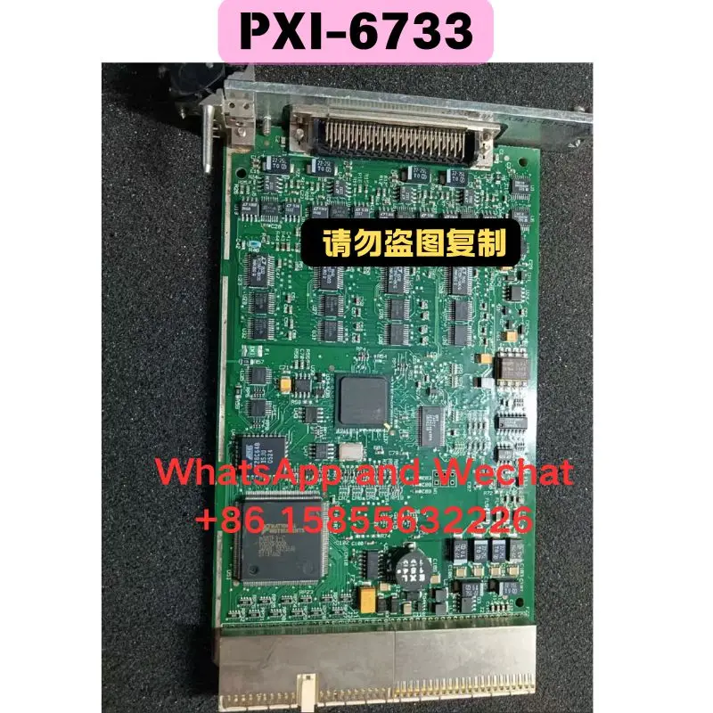Used OEM disassembled parts PXI-6733 Acquisition card Functional test OK Fast Shipping