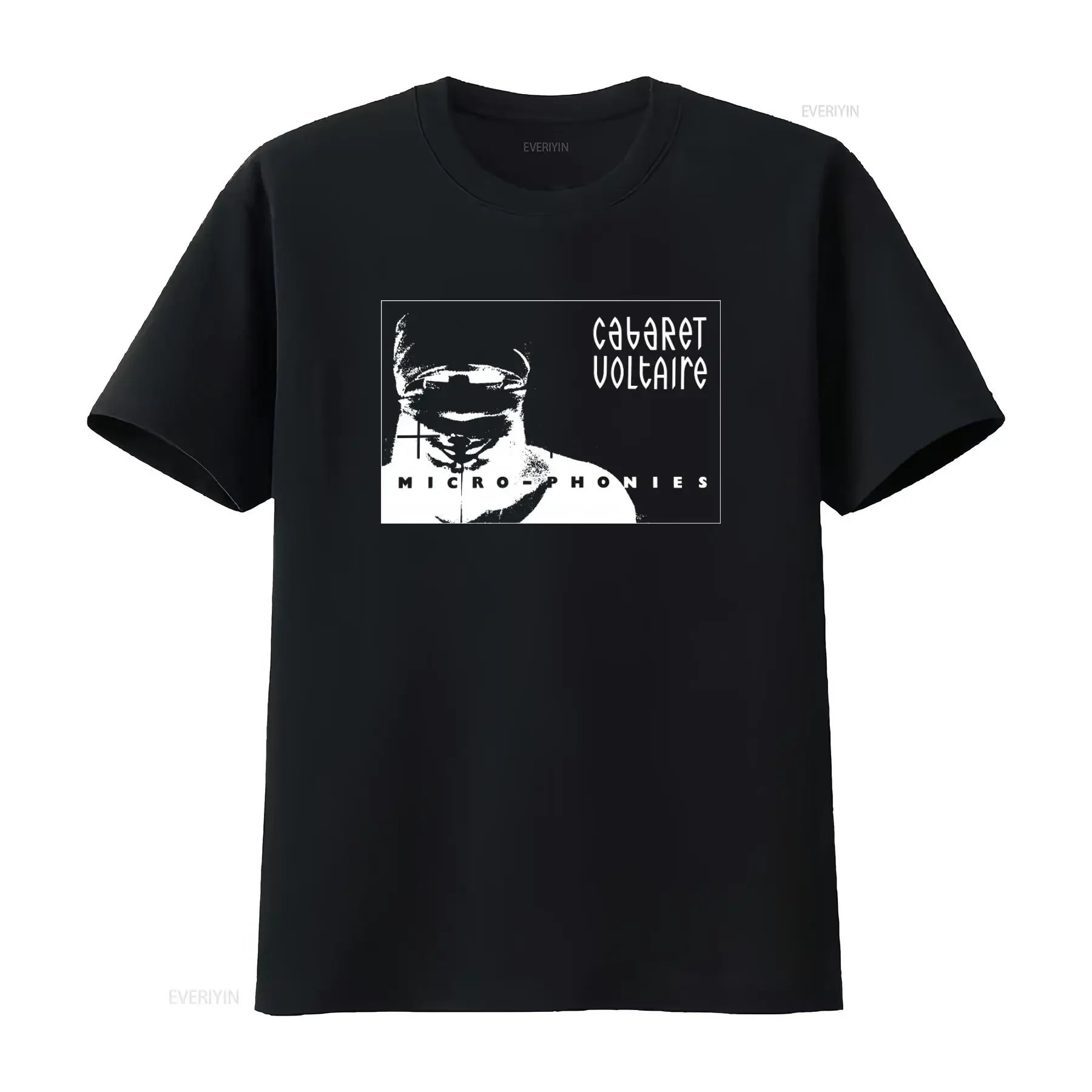 Cabaret Voltaire Micro Phonies T shirt Richard H Kirk Print  vintage Washed Stylish homme Slightly Comfortable designer clothes