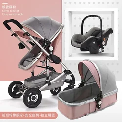 Baby Stroller Lightweight Folding High Landscape Can Sit Lie Down Shock-absorbing Newborn Babies Children's Handcart