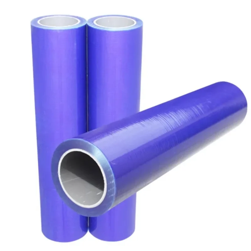 Width 2/10/20/25/30/40/50cm Blue Self-adhesive PE Protective Pilm Metal Aluminum Alloy Stainless Steel Surface Protective Film