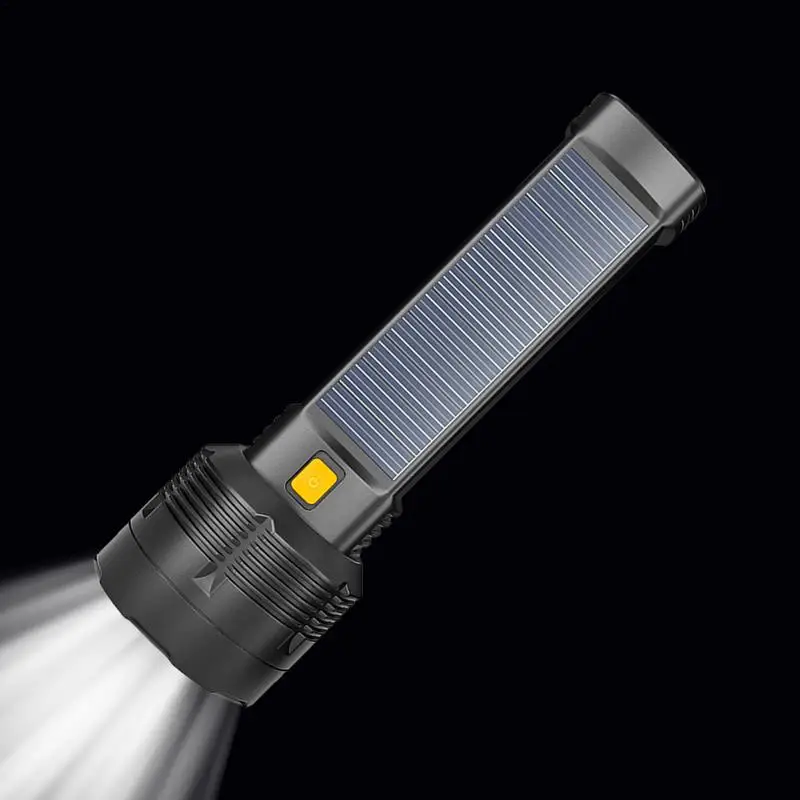 

Flashlight Solar Powered Solar Powered Led Flashlight Long-Range Lantern Super Bright Flashlight Waterproof Flash Lights For