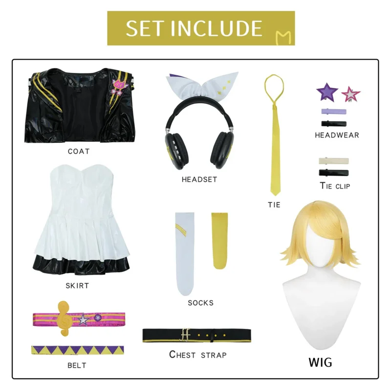 أزياء رين لين التأثيرية لمشروع سيكاي أزياء أنيمي لعب الأدوار وحفلات العطلات للنساء