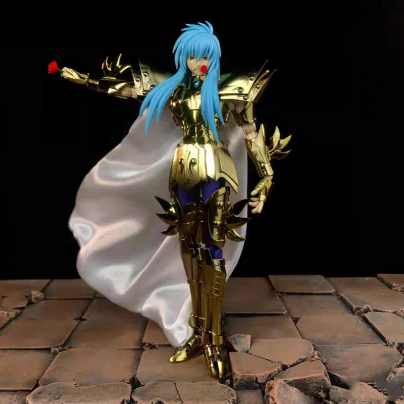 

Золотая фигурка Рыб, ручная работа, с мифологическими элементами, модель персонажа аниме ST LC, коллекционная игрушка для подарка