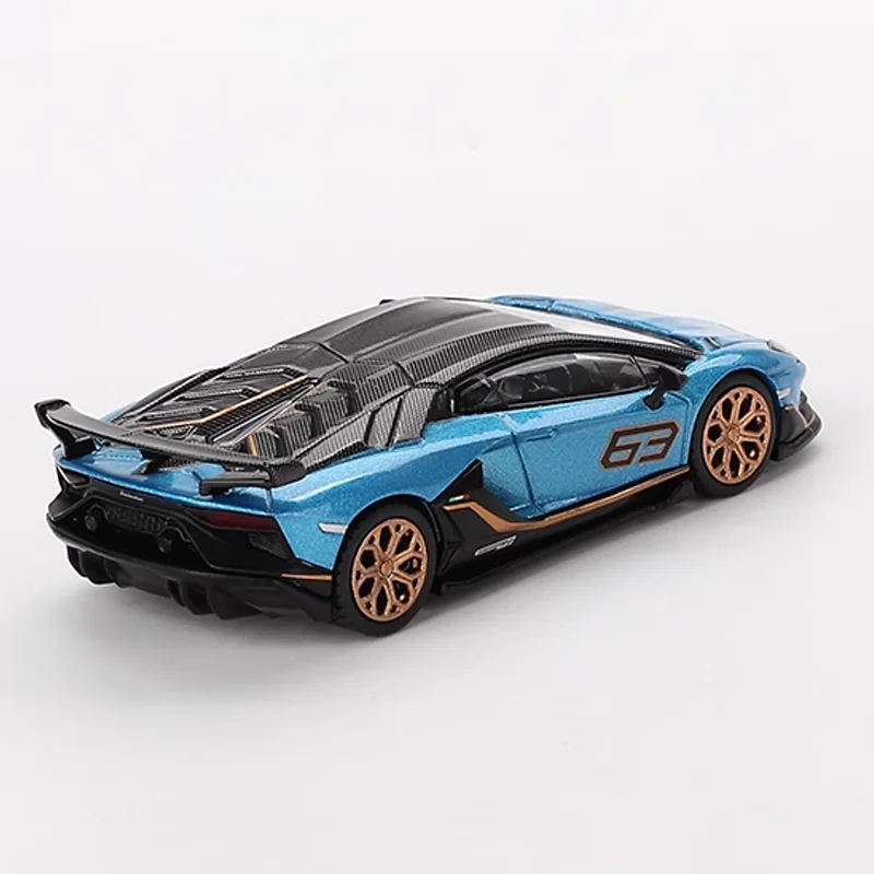 MINIGT 1/64 Lamborghini Aventador SVJ #63 Alloy Toy Motor Vehicle Diecast Metal Model Gifts