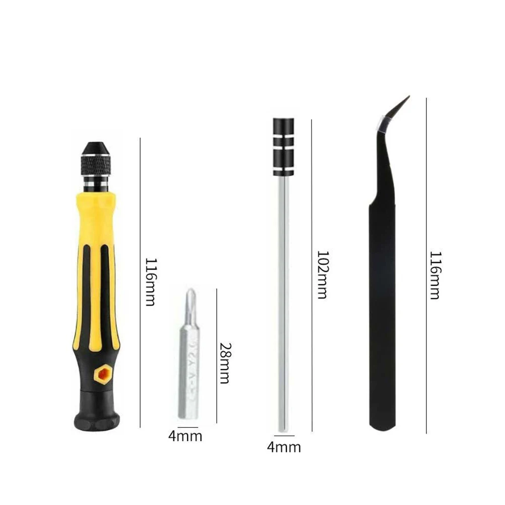 

1 set Screwdriver Precision Durable ABS Carbon Steel Tips Precise Screwdriver Set Electrician Repair Multi Use H Tools