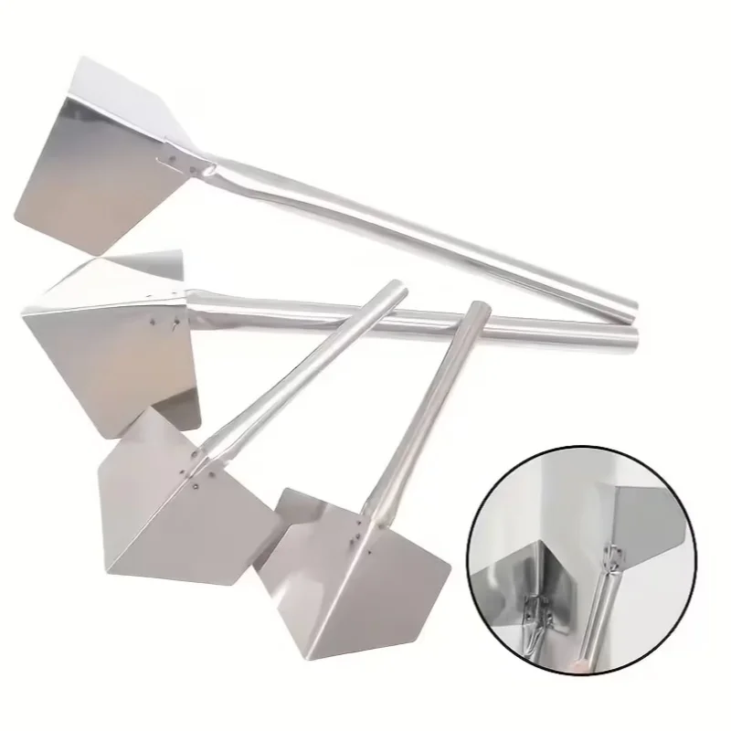4Pcs Stainless Steel Putty Knife Drywall Scrapers Construction Tools Hand Tool Inside Outside Corner Scraping Hand Tool