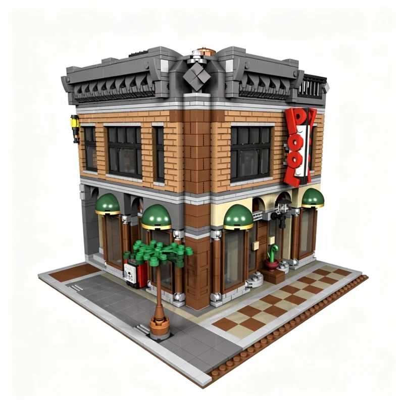 4067pcs MOC Detective S Neighbourhood Model Toy Building Blocks Architecture Christmas Gift Kids Idea DIY Creative Birthday