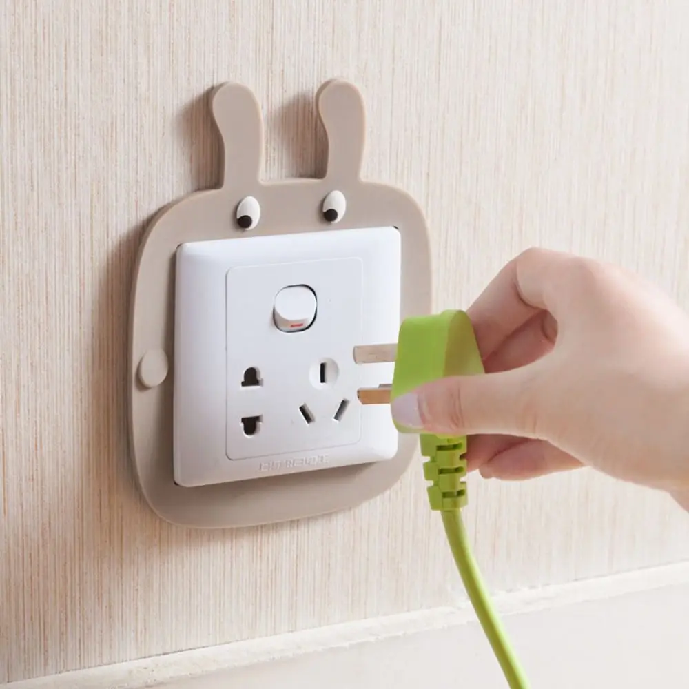 Silicone Switch Stickers Luminous Cute Switch Protective Cover Removable Soft Switch Wall Stickers Kitchen Bedroom