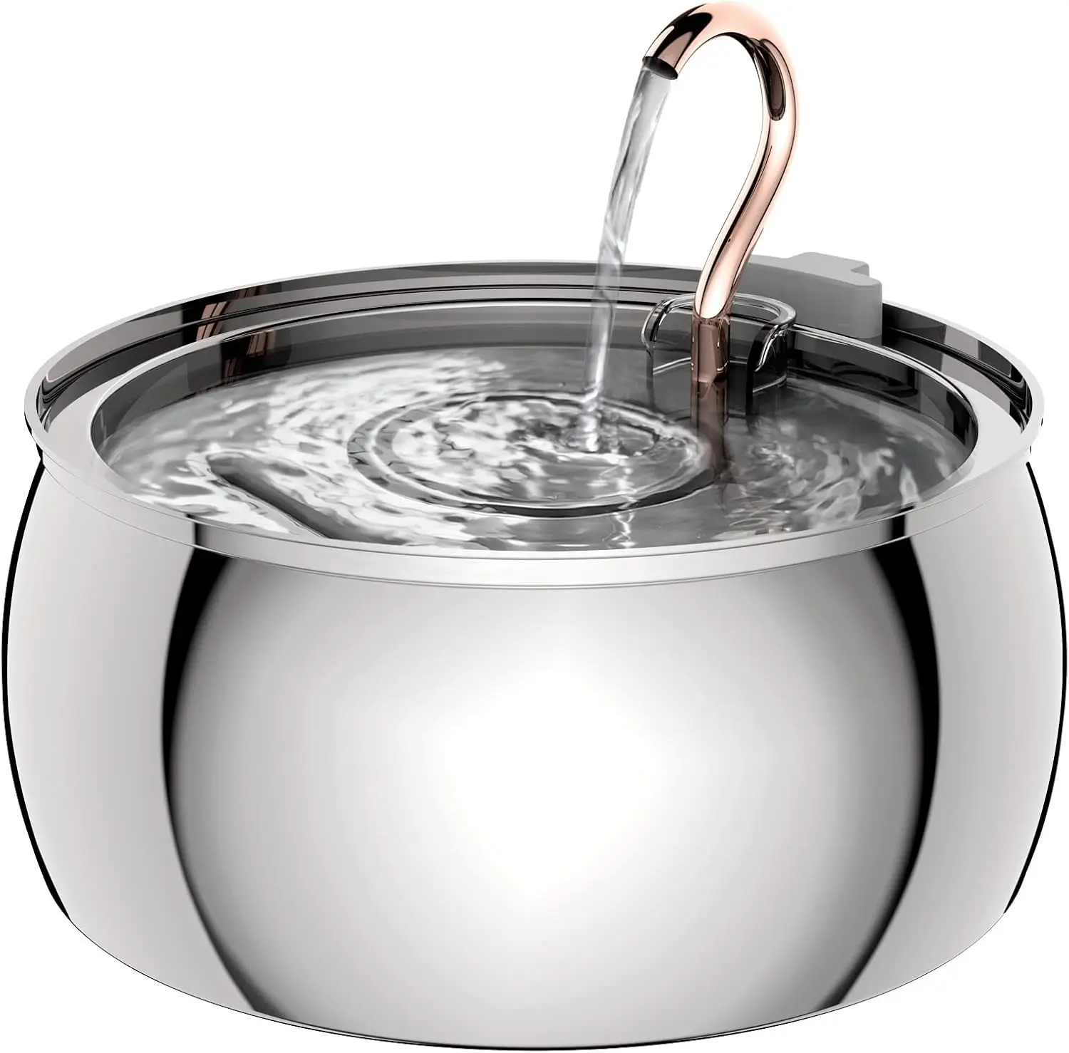 

Elegant Swan Neck Cat Water Fountain, 4.0L Large Capacity Ultra Quiet Pet Drinking Fountain for Cats and Small Dogs