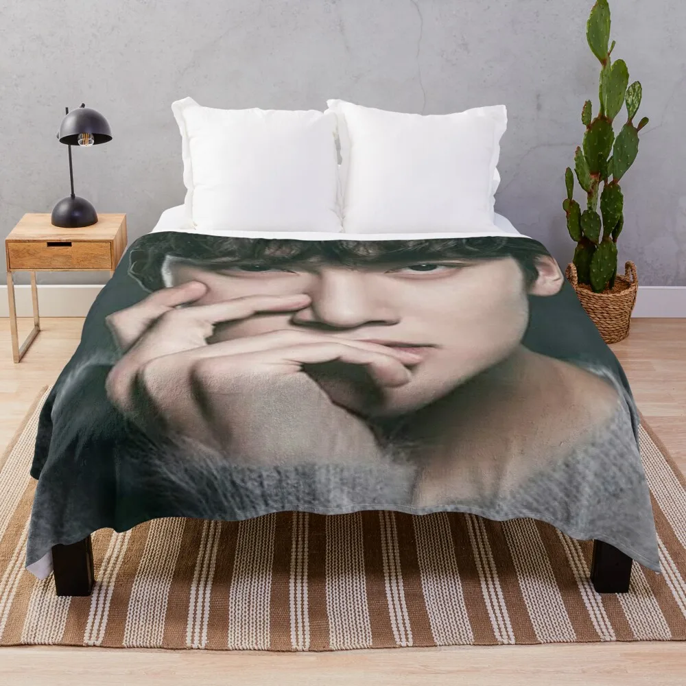 

Ji Chang Wook Throw Blanket cosplay anime Travel Sofas Blankets