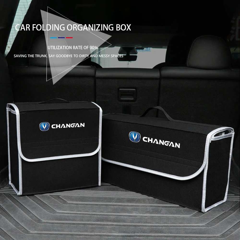 Car Trunk Organizer Box Large Capacity Folding Storage Bag For Changan CS75 CS35 Plus CS15 CS95 RAETON CX70 CS55 EADO CX20