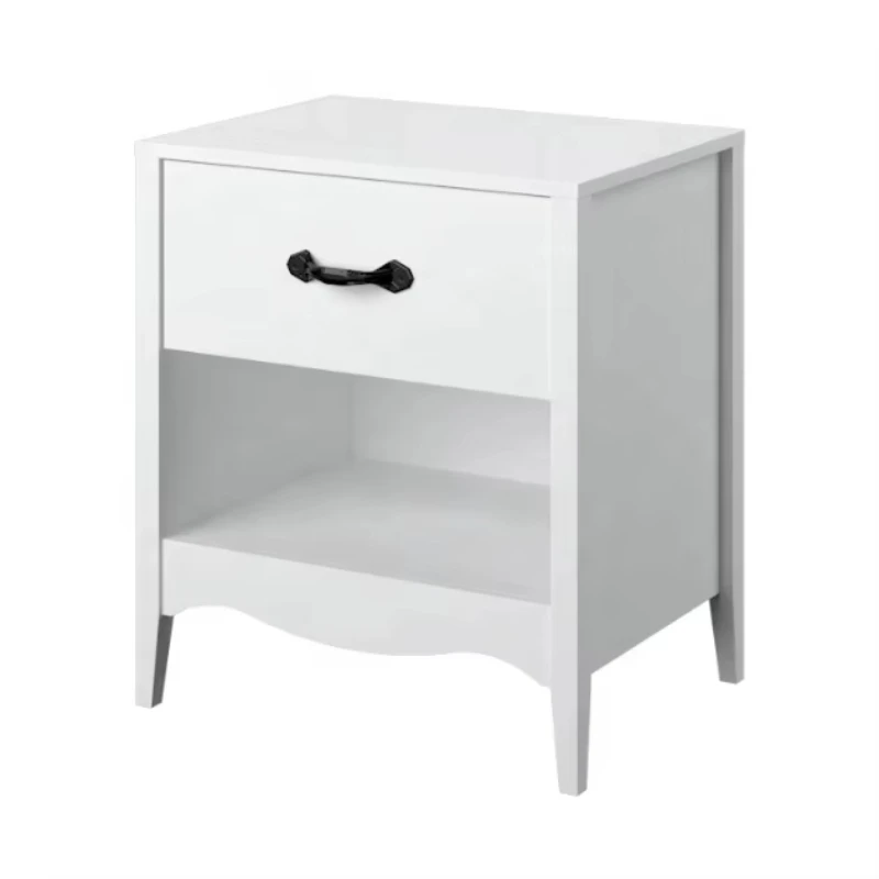 

Modern Bedside Tables Compact Storage Drawers Wooden Flooring Bedroom Furniture Bedside Tables