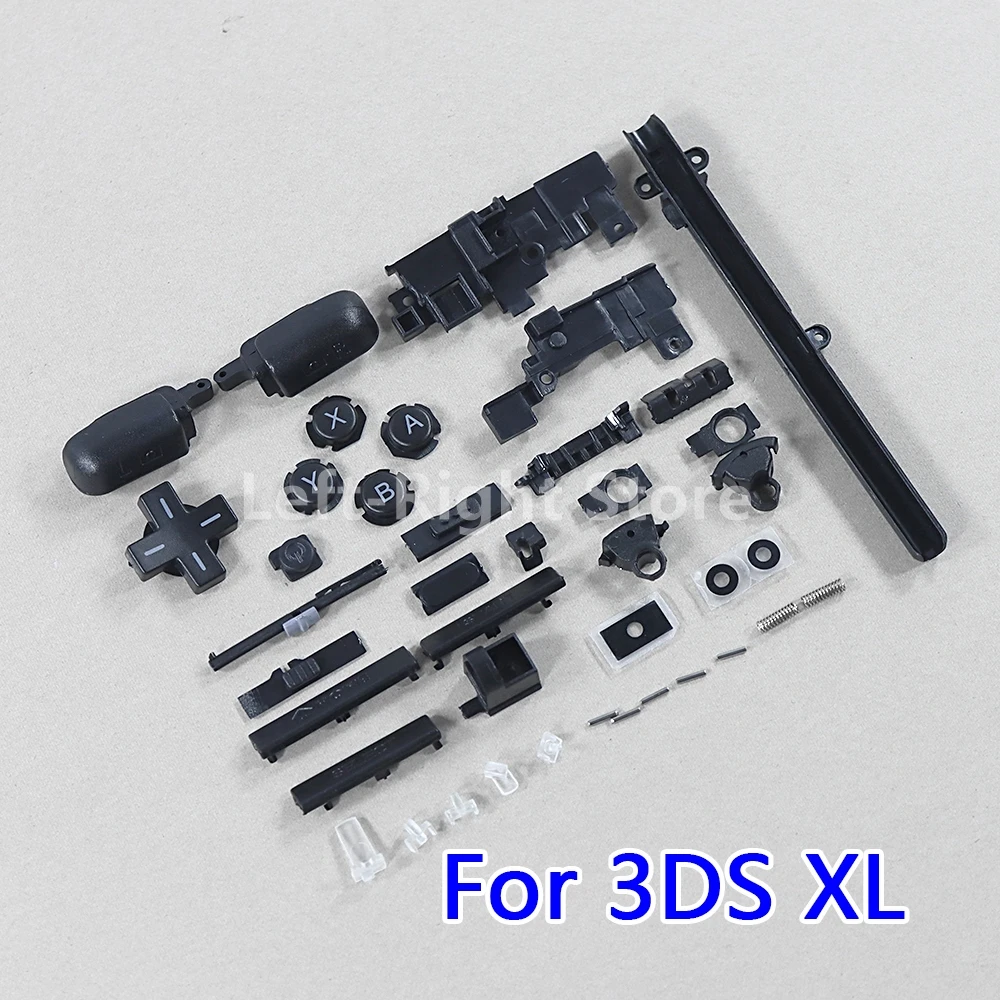 

8sets For Microsoft 3DS XL Game Console Full Set Buttons Kit Replacement For 3DS LL Buttons Black Color