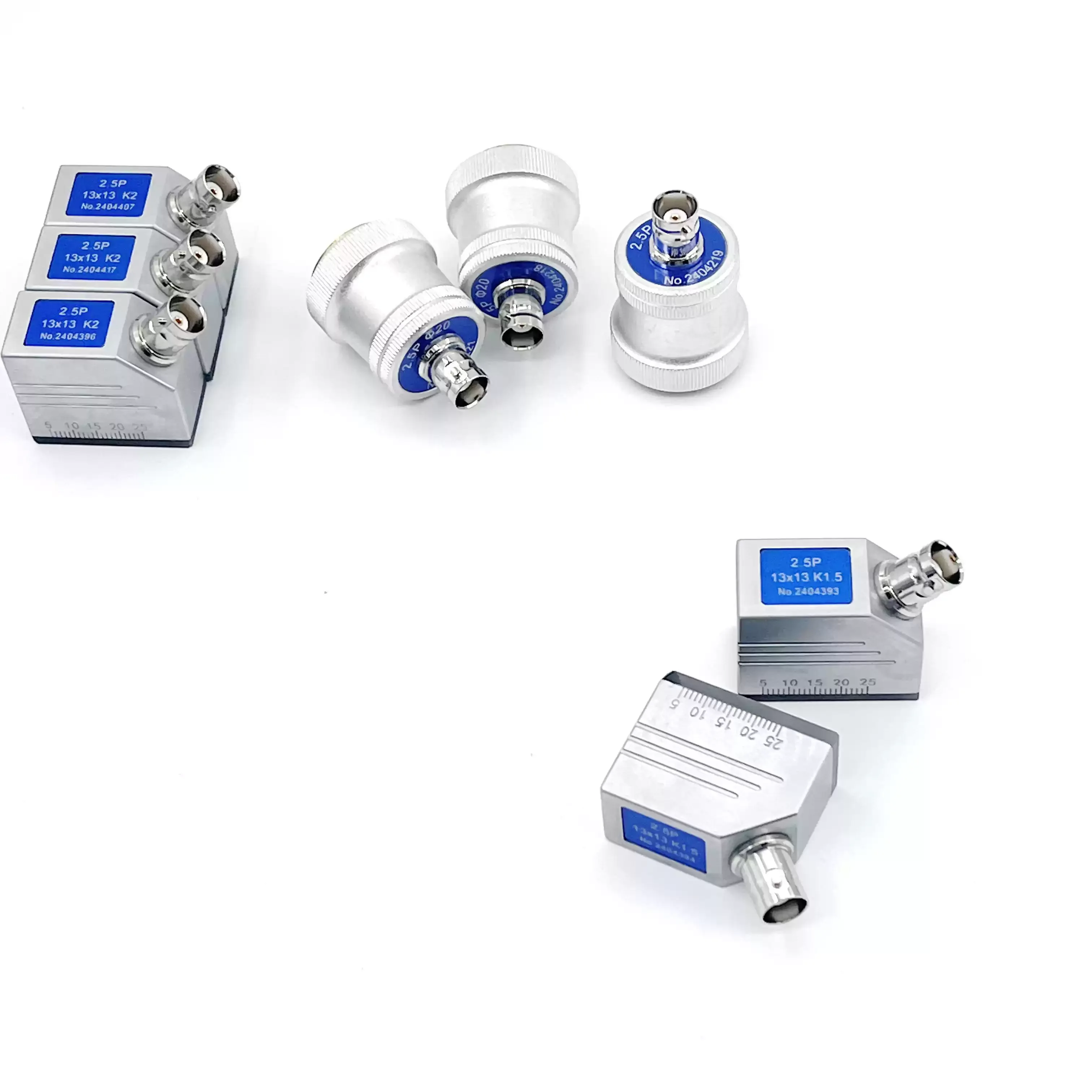 Ultrasonic Flaw Detector Straight Probe, 2.5P20 Single‑Crystal Longitudinal Wave Transducer for Casting & Forging Inspection