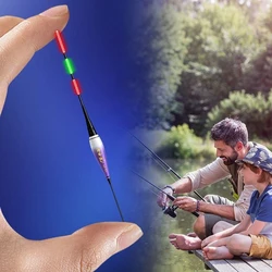 Smart Color LED 2Light Fishing Float Highly Sensitive Remind Buoy Gravity Sensor Glowing Electric Night Fishing Long Tail Float